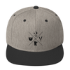 2 Bits X Logo Hat - Wool Blend Snapback - The 2 Bits Man